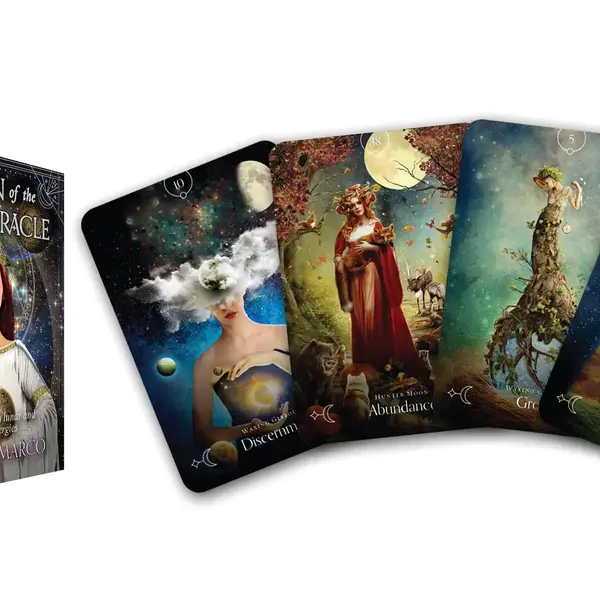 Queen of the Moon Oracle: 44 Full-Color Cards &