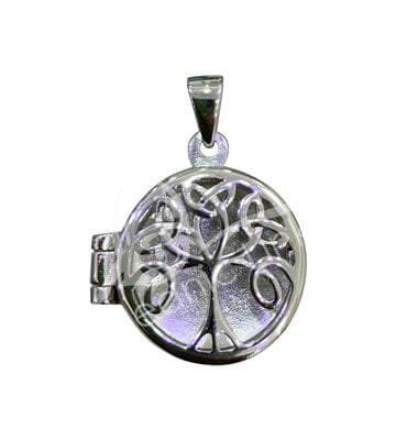 STERLING SILVER – PENDANT BOX CELTIC TREE OF LIFE