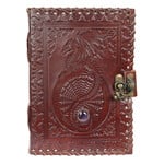 Dragon Leather Journal 5" x 7" w/ Antiqued Paper