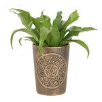 Triple Moon Bronze Terracotta Plant Pot By Lisa Parker 5x6.5In