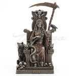 Hel Sitting On Throne Norse Goddess Of Death