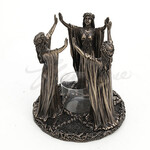 Wicca Triple Goddess Festive Ritual Votive Candle Stand