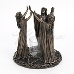 Wicca Triple Goddess Festive Ritual Votive Candle Stand