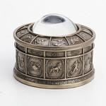 ZODIAC EYE ROUND TRINKET BOX
