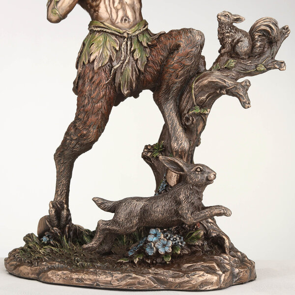 Satyr Of The Woods Playing The Aulos