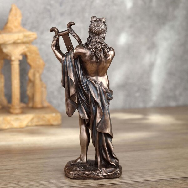 Greek God Apollo Playing Lyre