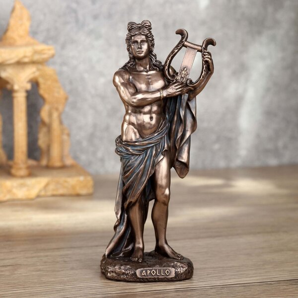 Greek God Apollo Playing Lyre