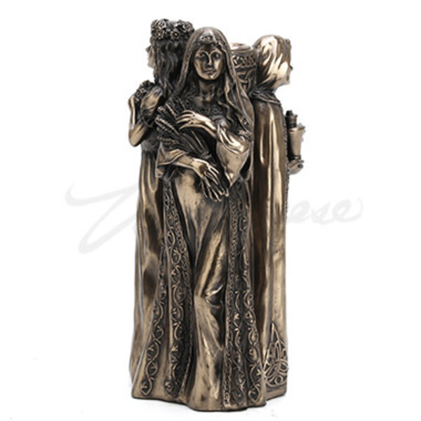 TRIPLE GODDESS CANDLE HOLDER