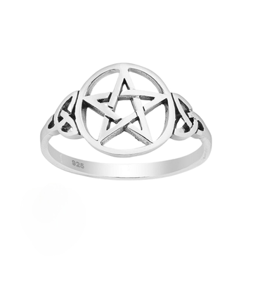 Celtic Pentacle Ring Sterling Silver