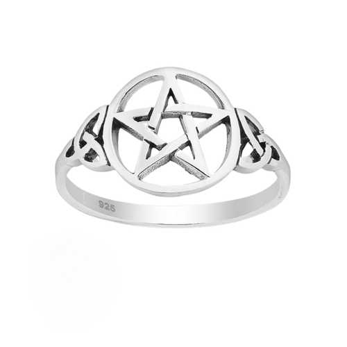 Celtic Pentacle Ring Sterling Silver