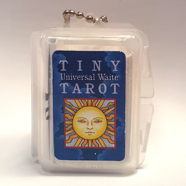 Tiny Universal Waite Tarot on Keychain