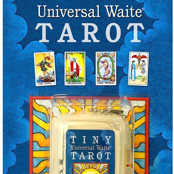 Tiny Universal Waite Tarot on Keychain