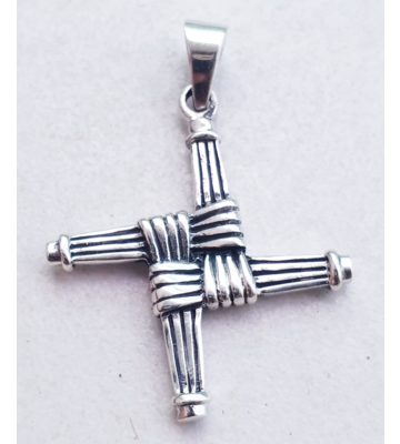 Brigid Cross Pendant Sterling Silver