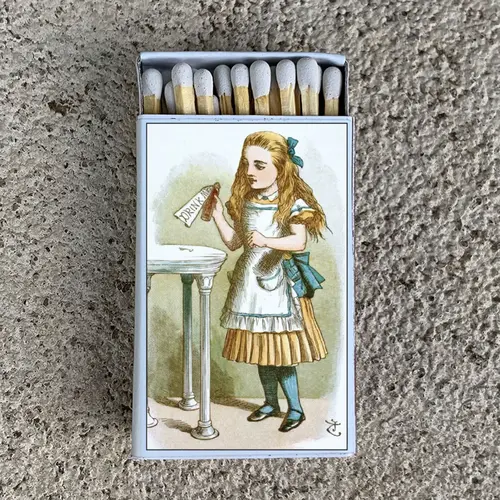 Alice in Wonderland & Drink Me Bottle Matchbox