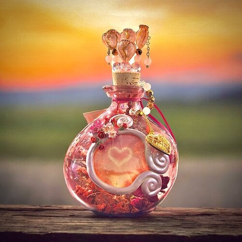 Love & Attraction Spell Bottle By Penny Cabot