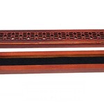 Rosewood Finish Wood Incense Box Burner  w/ Fire Proof Felt