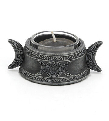 Triple Goddess Tealight Candle Holder
