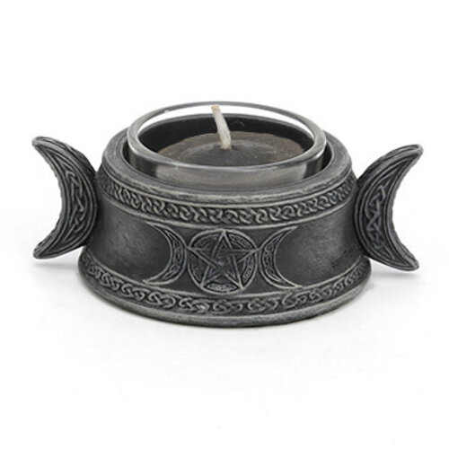 Triple Goddess Tealight Candle Holder