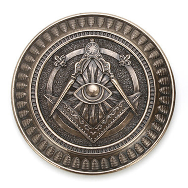 Masonic Eye Of Providence Round Trinket Box