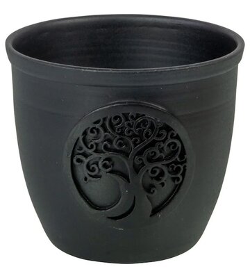 Metal Pot Mini Candle Holder - Tree of Life