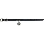 Vegan Leather Cat/Dog Collar - Pentacle - Small