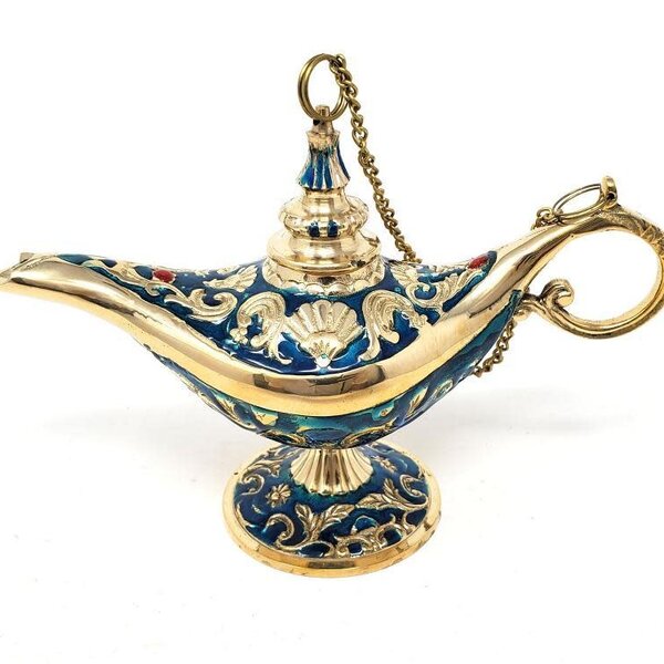 Vintage Classic Genie Lamp 7"L