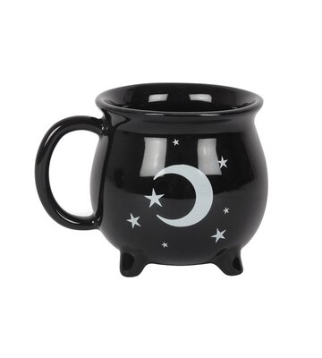 Witches Brew Ceramic Cauldron Tea Set