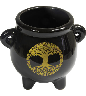Ceramic Mini Cauldron - Tree of Life