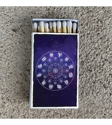 Zodiac Wheel Matchbox