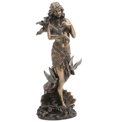 Aphrodite with Doves on Shell