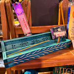 Jupiter Blue Stick and Cone Incense Holder 12"