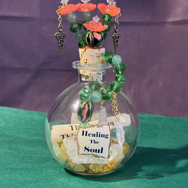 Healing the Soul Spell Bottle by Penny Cabot