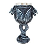 Twin Dragon Goblet 6 oz w/ Stainless Steel Cup