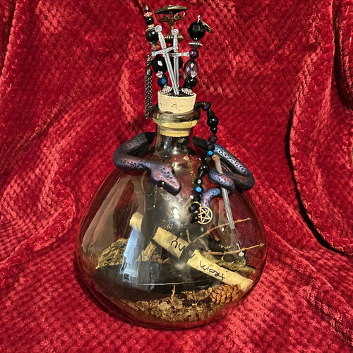 Snake Protection Spell Bottle by Penny Cabot (1)