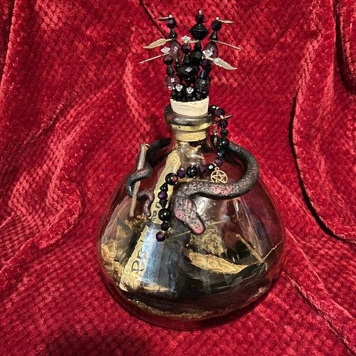 Snake Protection Spell Bottle by Penny Cabot (2)