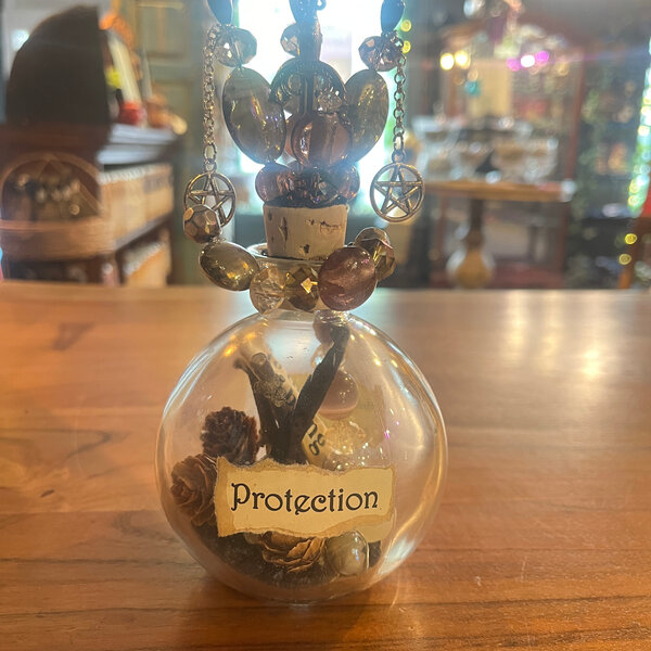 Lavender Protection Spell Bottle by Penny Cabot