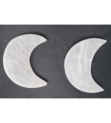 Selenite Moon 3.5-4"