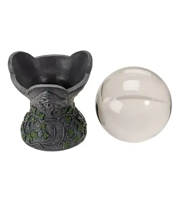 Mother, Maiden and Crone Crystal Ball Stand