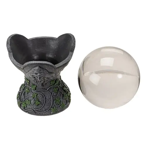 Mother, Maiden and Crone Crystal Ball Stand