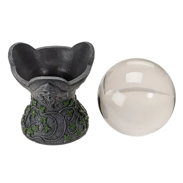 Mother, Maiden and Crone Crystal Ball Stand
