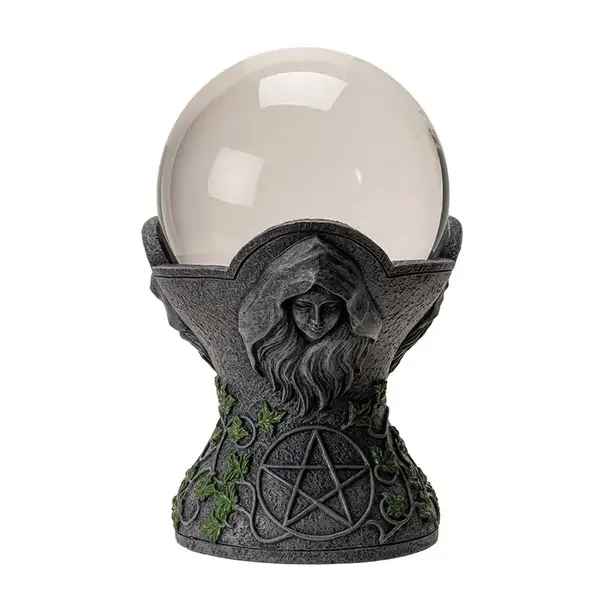 Mother, Maiden and Crone Crystal Ball Stand