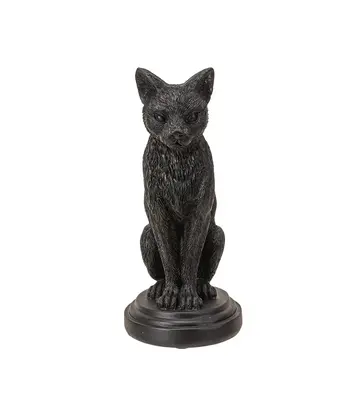 Faust's Familiear Haunted Mansion Cat Candle Holder