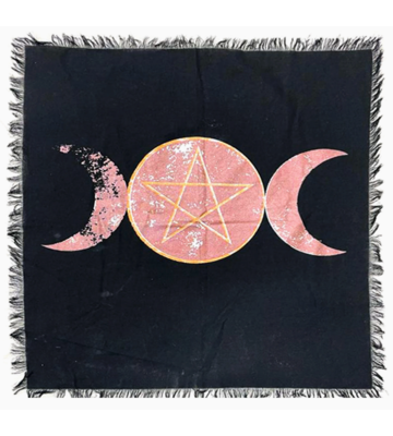 Triple Moon Altar Cloth (24 X 24 in.)