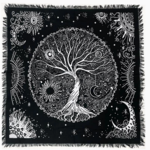 Golden Tree Altar Cloth (24 X 24 in.)