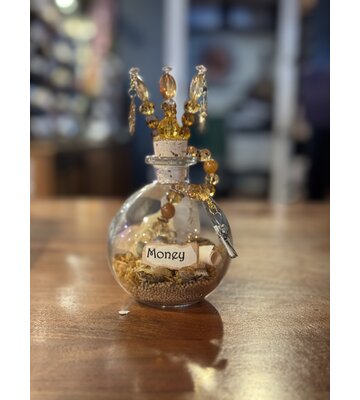 Money Spell Bottle by Penny Cabot