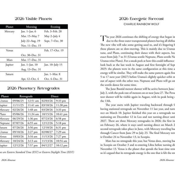 Llewellyn's 2026 Magical Almanac