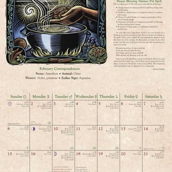 Llewellyn's 2026 Witches' Calendar