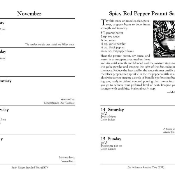 Llewellyn's 2026 Witches' Datebook