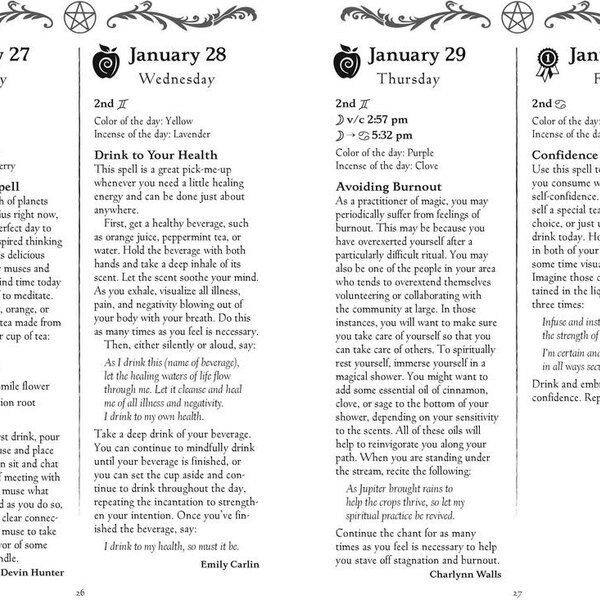 Llewellyn's 2026 Witches' Spell-A-Day Almanac