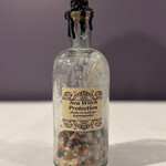 Antique Sea WItch Protection Spell Bottle by Penny Cabot